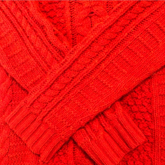 Vibrant Red Banana Republic Sweater, Size M - Picture 4 of 5